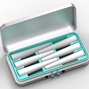 120 Size Child Resistant Lock Tinplate Box Flip Top Child Proof Cigarette Cones Container CR Metal Case Wholesale
