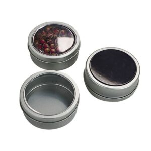 Sports Watch Tin Box Fridge Magnet Round Metal Container Kitchen Magnetic Storage Tinplate Box with Lid Wholesale
