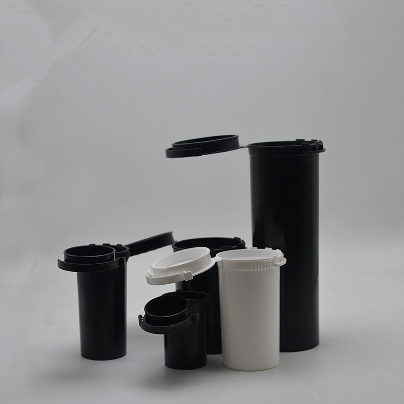 Factory Direct POP TOP Pop-up Bottle, Tobacco Bottle, Tablet Bottle, Pill Packaging Bottle, Child-resistant Colored Snus Can, Herbal Flower Packaging Bottle