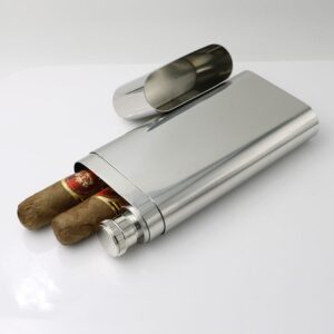 New Leather Texture Metal Cigarette Case for Women Slim & Lightweight 20-Slot for Slim Cigarettes or Cones PU Leather Wrapped Cross-Border Wholesale