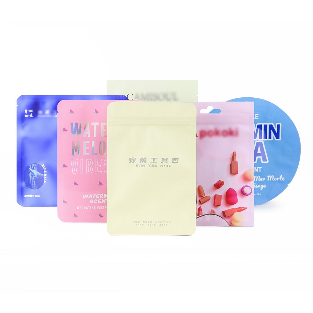Child Resistant Frosted Transparent Stand Up Pouch for Tobacco Candy Rice Self Sealing Zipper Bag Custom Printed Wholesale Smell Proof Pouch Child Lock Bag Resealable