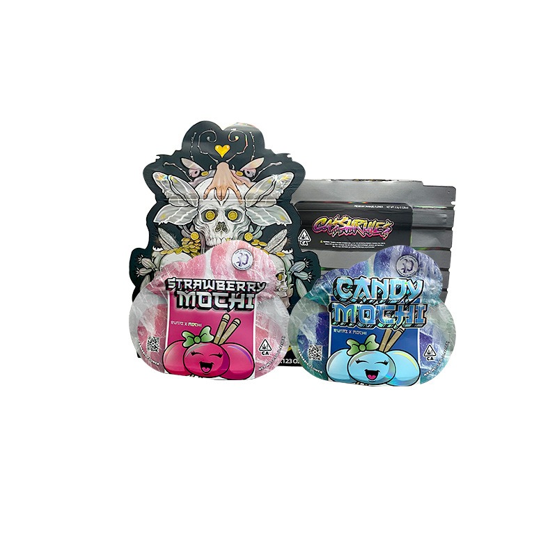 28g Holographic Smell Proof Pouch Child Resistant Polyurethane Film Stand Up Bag Customizable for Candy Tobacco Herbs Wholesale