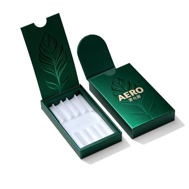 Flip Top Child Resistant Box CR Snap Lock Color Box Packaging Custom Safety Push and Turn Lock Wholesale Paper Box Vape Cartridge Box