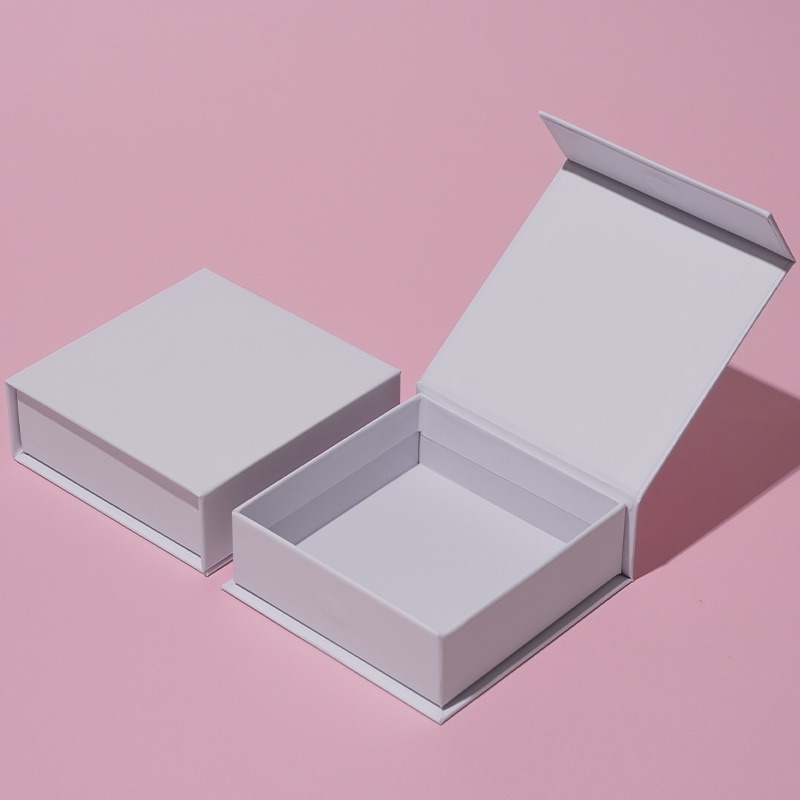Book Shape Box Waterproof Matte Lamination Kraft Paper Magnetic Closure Black Gift Box Rigid Square Flip Top Box In Stock Wholesale Magnetic Gift Box