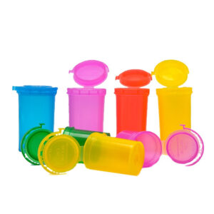 120ml Food Grade Pill Bottle, Child-resistant Cigarette Bottle, POP-TOP Push-and-Twist Bottle, Plastic Airtight Storage Tube, Moisture-proof Storage Can, Flip-top Pill Box