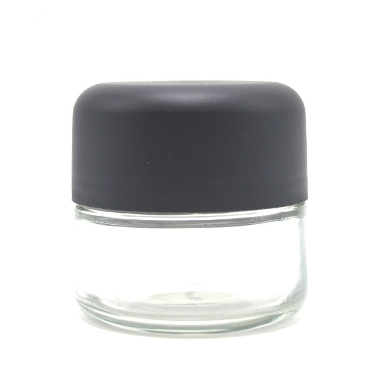 Factory Wholesale 3.5ml 5ml 7ml with Child-resistant Twist-off Cap Glass Bottle, Cream Jar