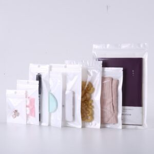 Small Jewelry Bag Heat Sealable Resealable Zipper Pouch for Food Blind Box Mystery Bag Durable Self Sealing Wholesale Mylar Bag Flat Bottom Pouch