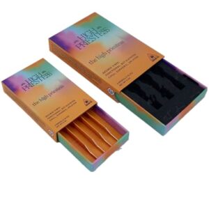 Custom Child Resistant Slide Drawer Box for 3 5 8 Cigarette Pre Roll Cone Herbal Rolling Paper Packaging Wholesale Kraft Paper CR Lock B2B Supplier Low MOQ Magnetic Push Pull Drawer Eco Friendly Recycled Paperboard OEM Custom Logo GMP Certified Child Proof Lock Box