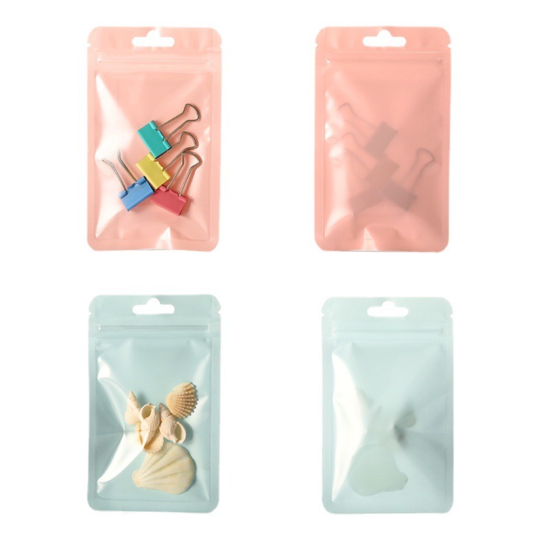 OPP Clear Self Adhesive Bag for Clothing Toys Jewelry Stand Up Food Aluminum Foil Holographic Bag Wholesale Poly Bag Transparent Packaging Self Sealing