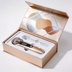 Skin Care Beauty Device Box with EVA Foam Insert Paper Box for Facial Mask Tool Massager Color Box Custom Wholesale Rigid Box Foam Lined Gift Box