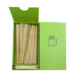 Custom Printed Empty Cigarette Boxes Wholesale White Cardboard Art Paper Packaging Case for 20 Cigarettes or Cones Blank or Logo Printing Drawer Style with Tray Available