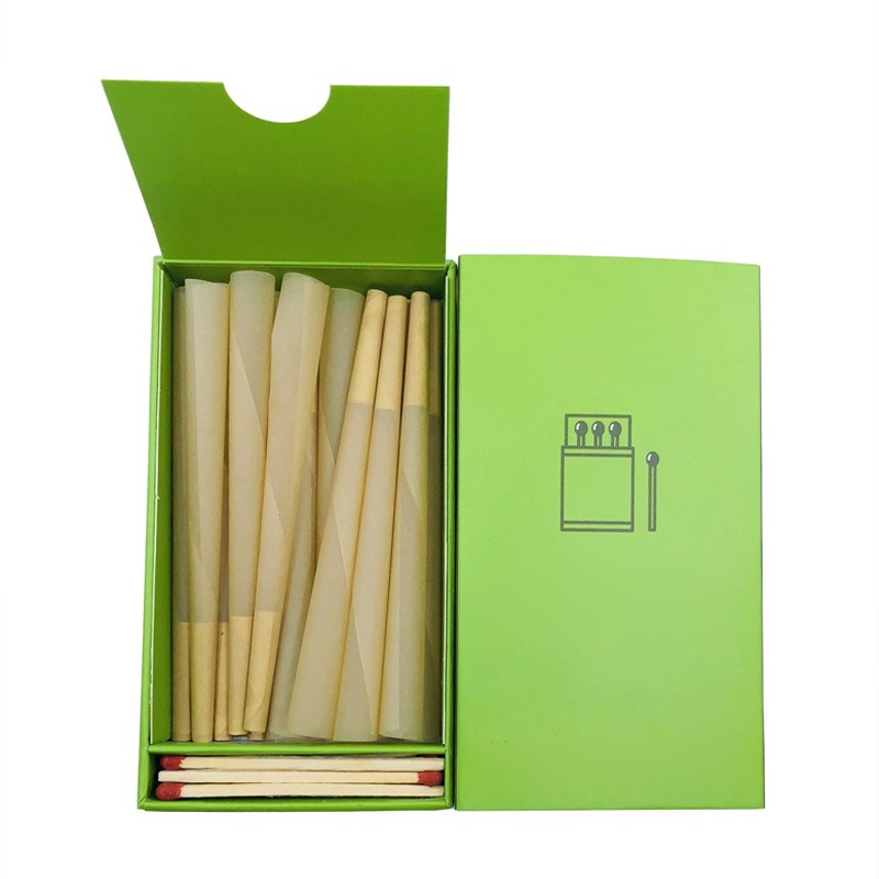 Custom Printed Empty Cigarette Boxes Wholesale White Cardboard Art Paper Packaging Case for 20 Cigarettes or Cones Blank or Logo Printing Drawer Style with Tray Available