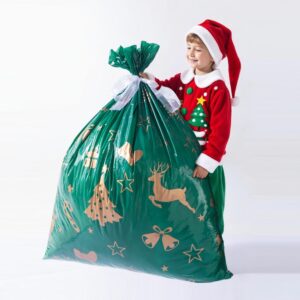 Extra Large Thick Birthday Gift Bag 36x44 36x48 36x56 40x70 Inch PE Christmas Gift Tote Bag Wholesale Heavy Duty Plastic Bag Large Capacity Tote