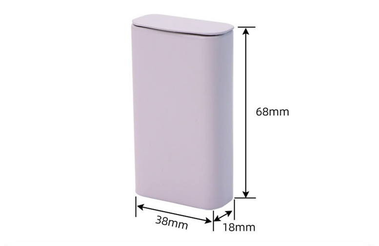 Rectangle Flip Top Mint Tinplate Box Breath Mints Lozenges Container Chewing Gum Small Metal Tin for Pocket
