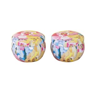 Stock Printed Tinplate Candle Jar 4oz Round Scented Tin Container Emergency Candle Metal Tin Bulk Wholesale