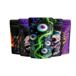 Holographic Wholesale Custom Loose Leaf Storage Pouch for Wholesale Packaging Supply