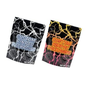 UV Custom Printed Resealable Leaf Packaging Bag with Odor Barrier Protection