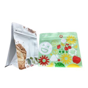 Custom Eight-Side Seal Foil Barrier Bag for Tea and Vacuum Food Packaging