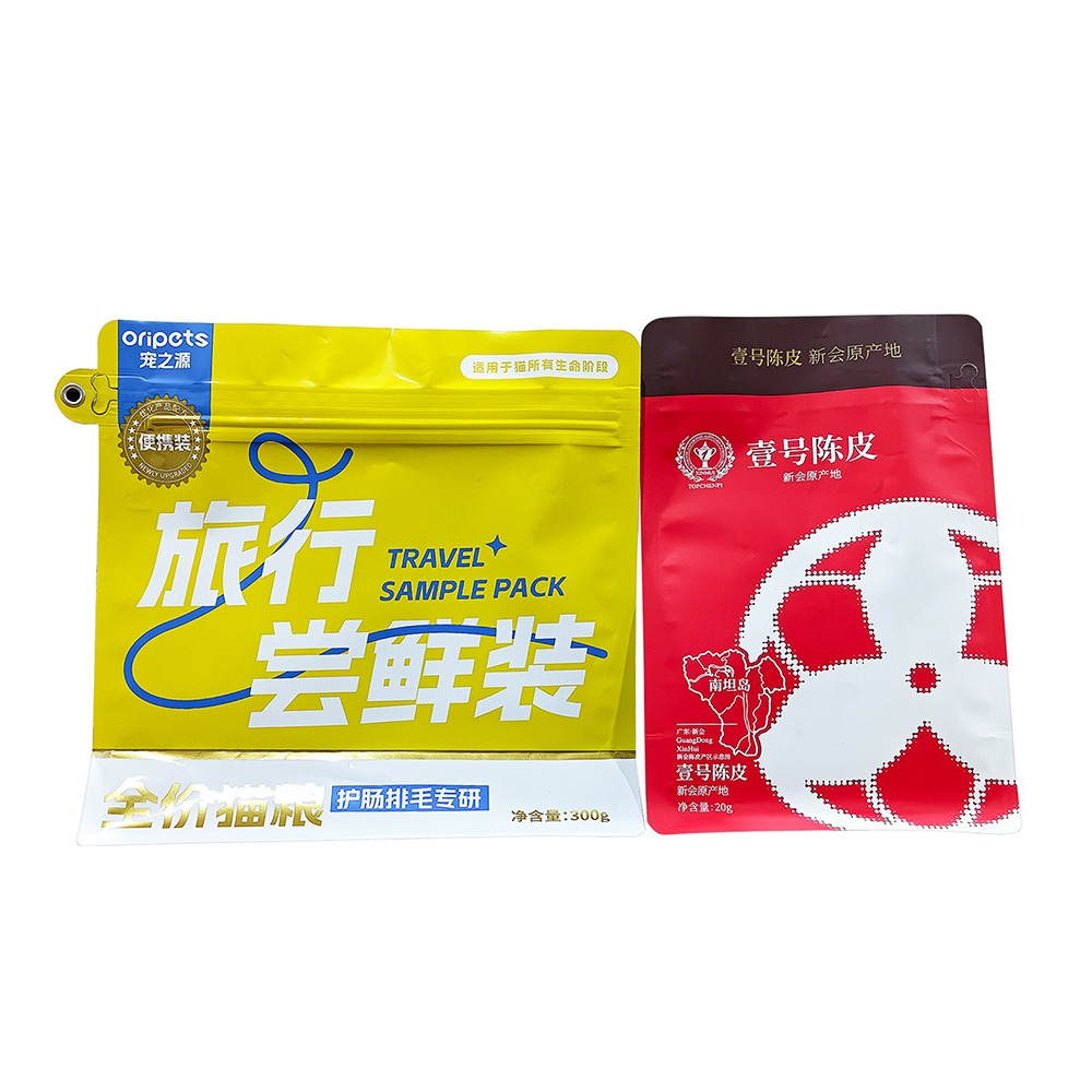 Custom Food-Grade Eight-Side Seal Stand-Up Bag for Pet Food