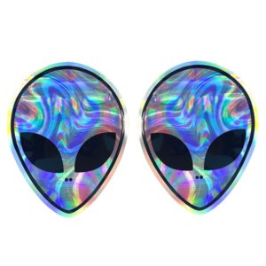 1g–3.5g Holographic Shaped Resealable Pouches for Candy and Small Goods, 100 pcs/ Pack
