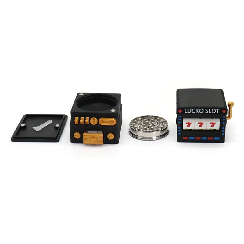 Slot Machine-Shaped Hand-Crank Herb Grinder - Product detail