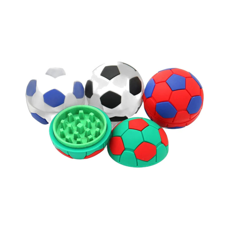 Football-Shaped 2-Layer Biodegradable Herb Grinder, 63 mm - featured