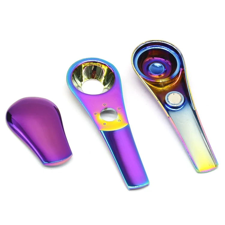Rainbow Stainless Steel Spoon Pipe - Product image