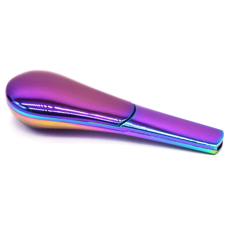 Rainbow Stainless Steel Spoon Pipe