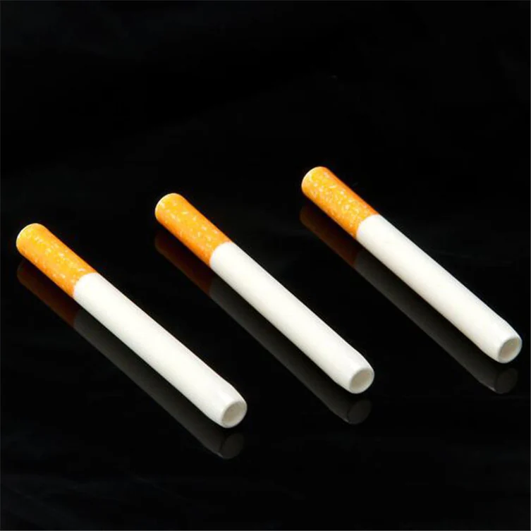 Cigarette-Style Ceramic Pipe, 55 or 78 mm - gallery
