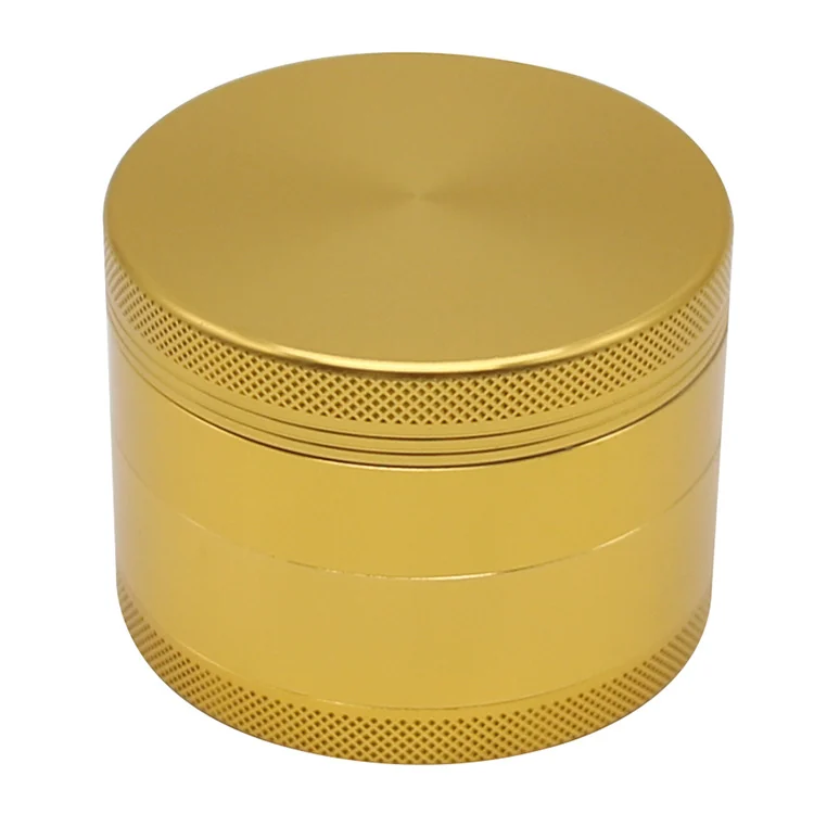 Flat-Top 4-Layer Aluminum Herb Grinder, 30-75 mm - Product detail