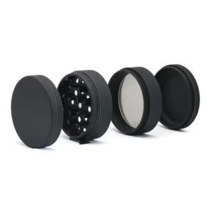 Soft-Touch 4-Layer Aluminum Herb Grinder, 63 mm - Product image