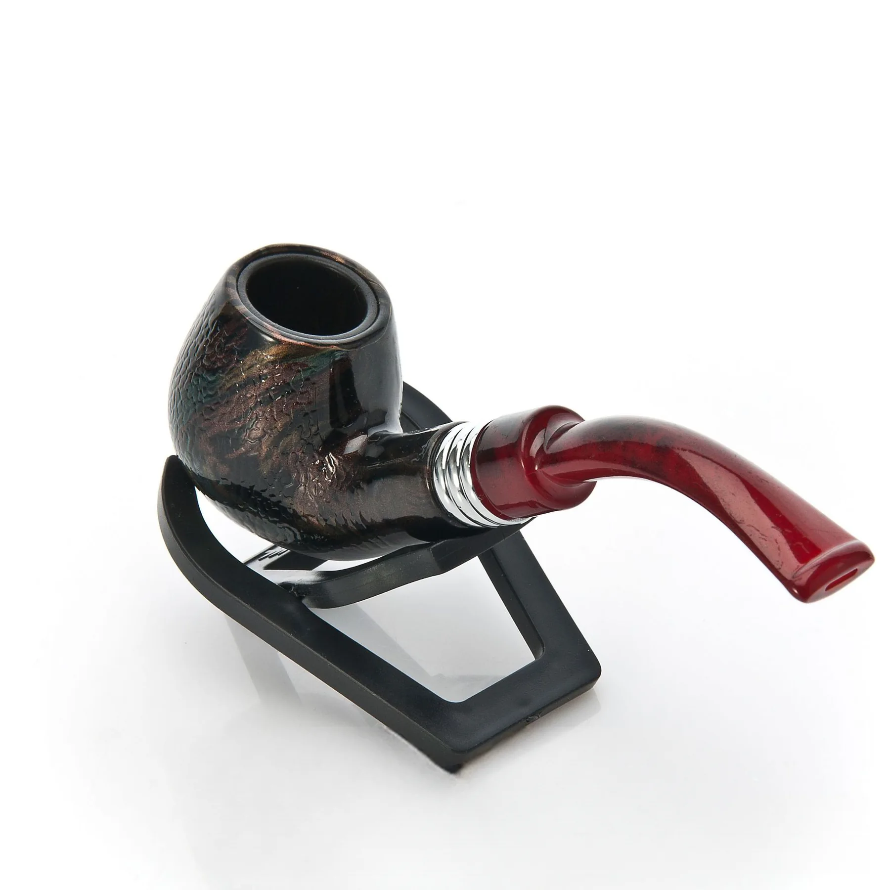 Snake-Pattern Resin Tobacco Pipe, 140 mm - Product detail