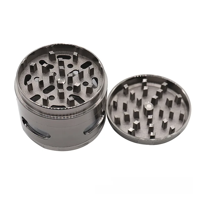 Beveled 4-Layer Metal Herb Grinder, 63 mm - Product detail