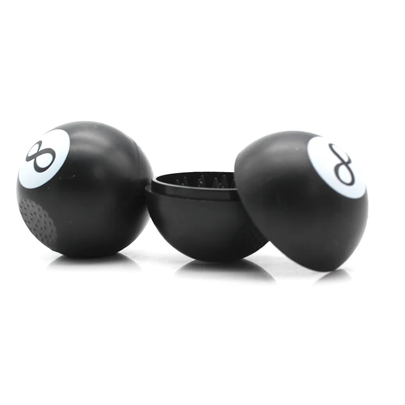 2-Layer 8-Ball Plastic Herb Grinder - Product detail