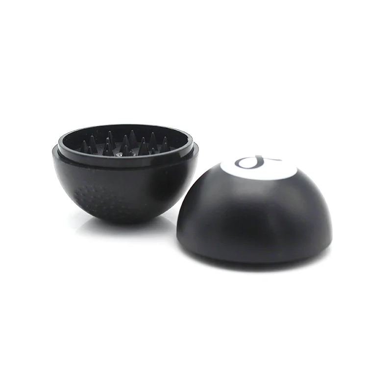 2-Layer 8-Ball Plastic Herb Grinder