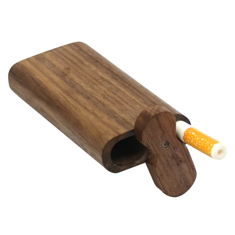 Wood Storage Box Set with Metal Pipe and Cleaning Tool - Product detail
