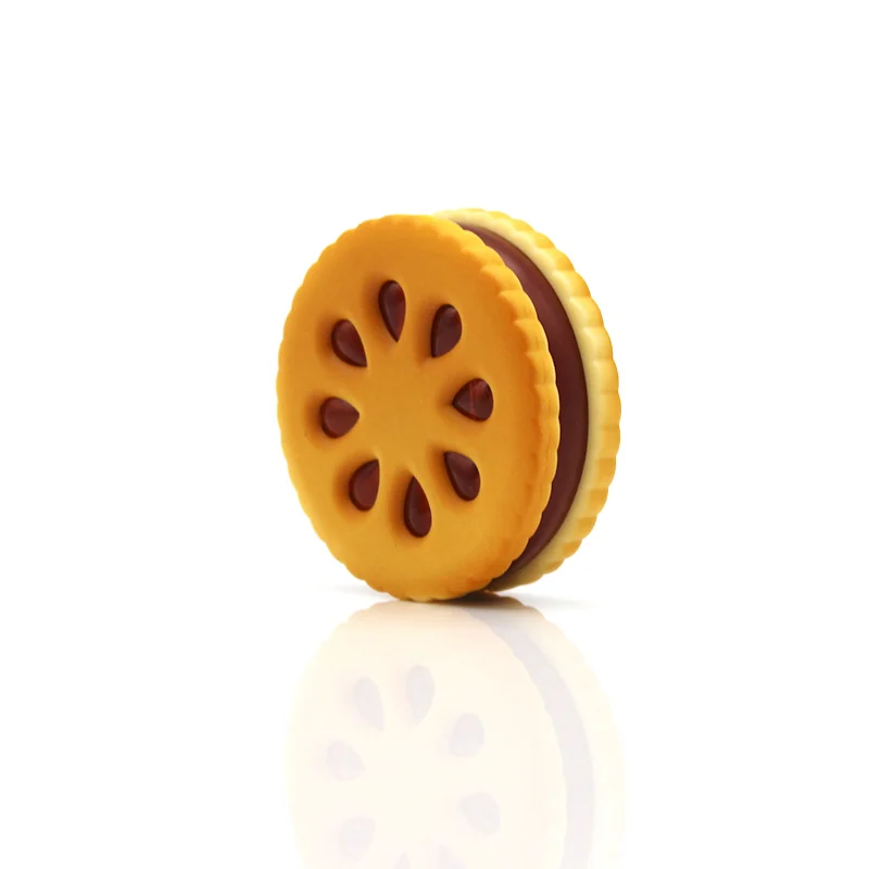 2-Layer Cookie-Shaped Zinc Alloy Herb Grinder, 55 mm
