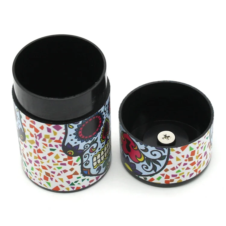 Push-Top Plastic Storage Jar