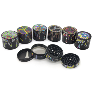 Teardrop 4-Layer Zinc Alloy Herb Grinder, 50 mm - Product image