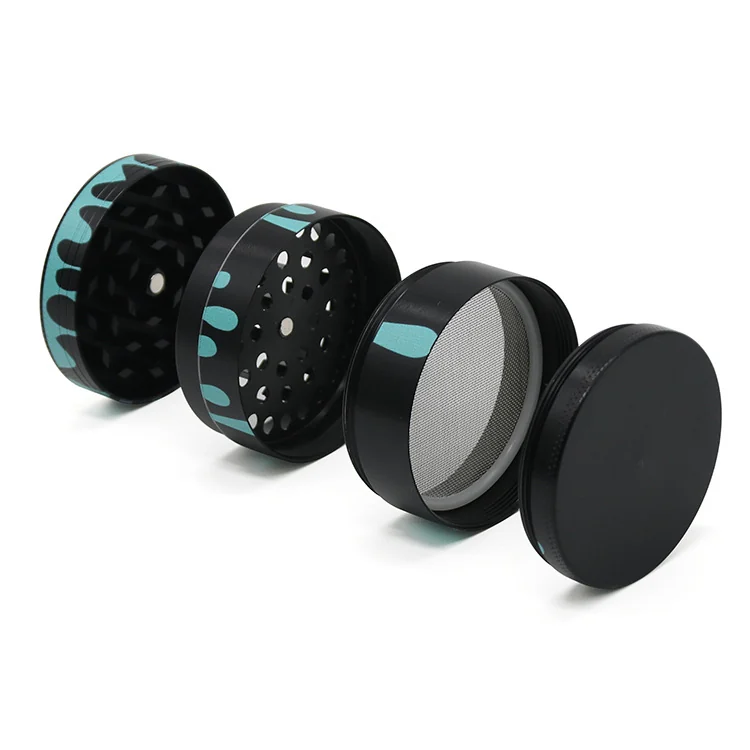 Teardrop 4-Layer Zinc Alloy Herb Grinder, 50 mm - Product detail