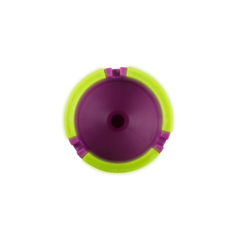 Glow-in-the-Dark Plastic Car Ashtray, 8 x 11 cm - Product detail