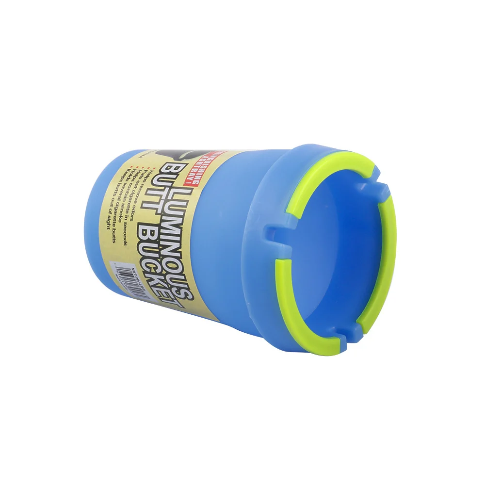 Glow-in-the-Dark Plastic Car Ashtray, 8 x 11 cm - Product detail