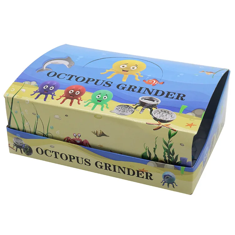 Octopus-Shaped Zinc Alloy Herb Grinder