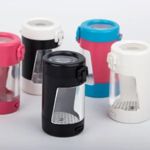 LED Acrylic Storage Jar with Magnifier, 55 mm - Product detail