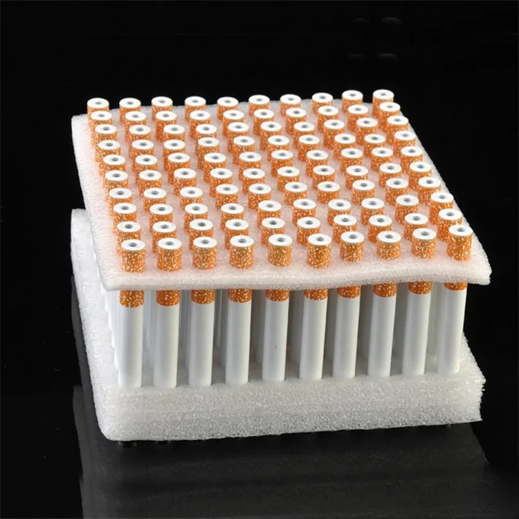 Cigarette style pipes bulk packaging