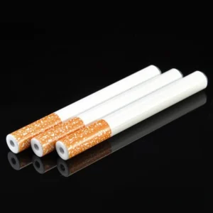 Cigarette-Style Aluminum Tobacco Pipe, 78 mm - featured