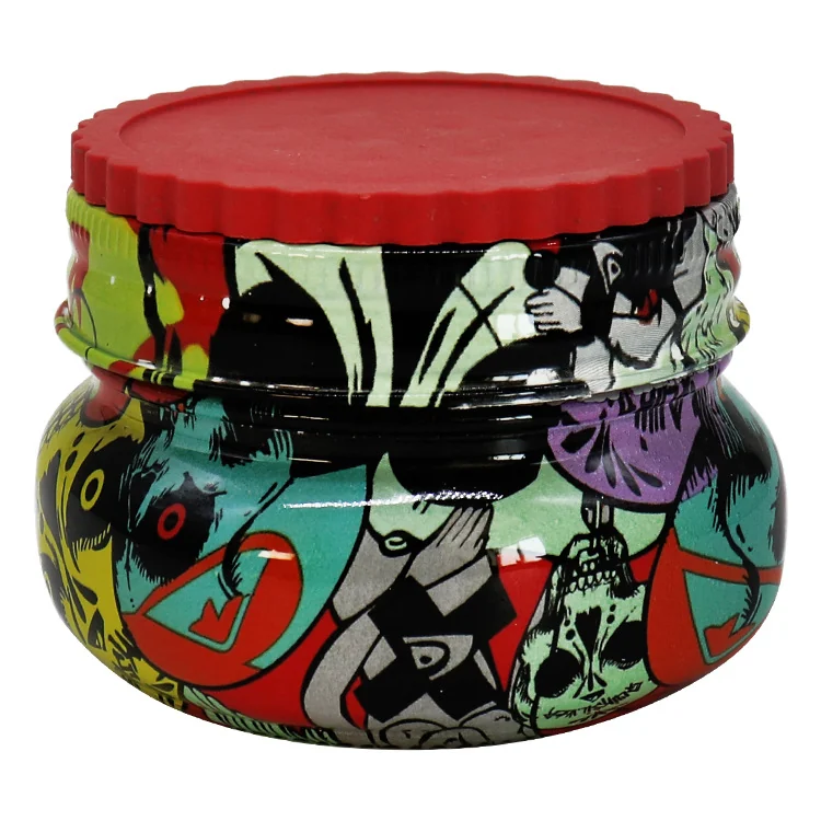 150 ml Biodegradable Herb Grinder with Storage Jar, 80 mm