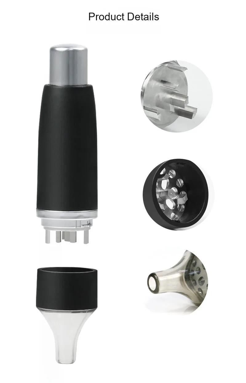 Push-Top Plastic Herb Grinder - Product detail