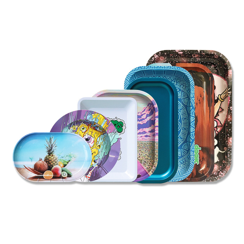 Printed Tin Rolling Tray - Product detail