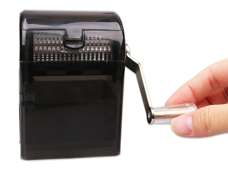 Hand-Crank Plastic Herb Grinder with Drawer